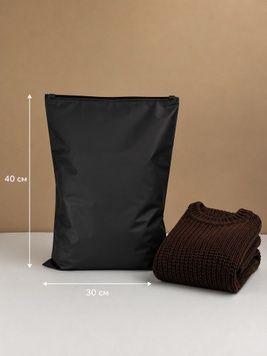 Зіп пакет 30*40 чорний 105-2 фото